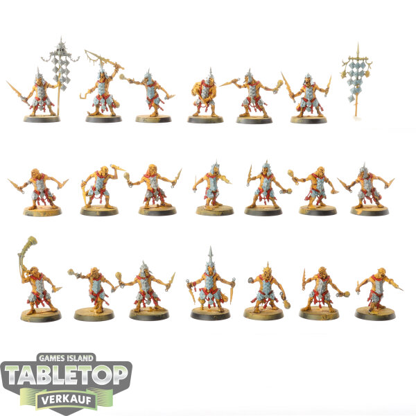 Orruk Warclans - 20x Hobgrot Slittaz - teilweise bemalt