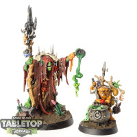 Orruk Warclans - Swampcalla Shaman & Pot-grot - bemalt