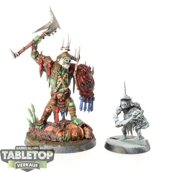 Orruk Warclans - Killaboss & Stab-grot - bemalt
