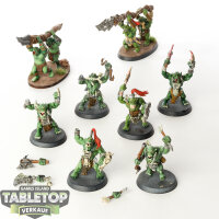 Orruk Warclans - 6x Savage Orruks & 2x Big Stabbas -...