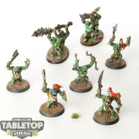 Orruk Warclans - 5x Savage Orruks & 2x Big Stabbas -...