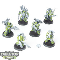 Death Guard - 6x Plague Marines - teilweise bemalt