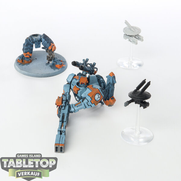 Tau Empire - XV88 Broadside Battlesuit - bemalt