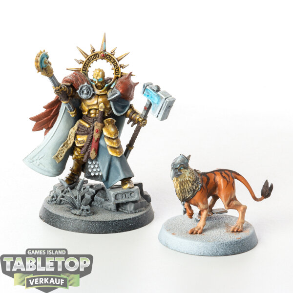 Stormcast Eternals - Lord-Imperatant & Gryph-hound - bemalt