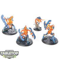 Necrons - 3 x Skorpekh Destroyers - bemalt