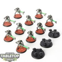 Necrons - 10 x Necron Warriors klassisch - bemalt