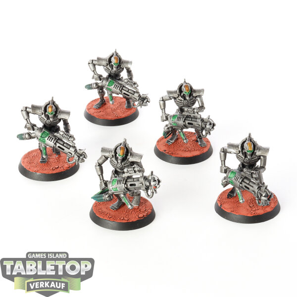 Necrons - 5 x Immortals - bemalt