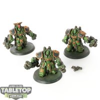 Space Marines - 3 x Centurion Assault Squad - bemalt