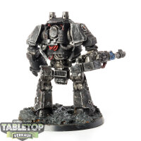 Horus Heresy - Iron Hands Contemptor Dreadnought  - bemalt