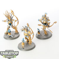 Sylvaneth - 3 x Kurnoth Hunters - teilweise bemalt