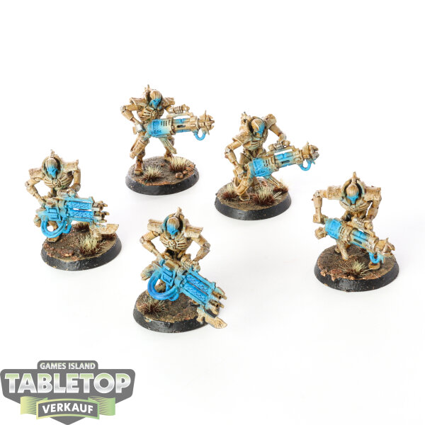 Necrons - 5 x Immortals - bemalt