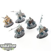 Soulblight Gravelords - 5 x Black Knights - teilweise bemalt