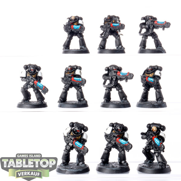 Black Templars - 10x Primaris Hellblasters - bemalt