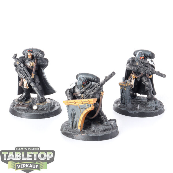Black Templars - 3x Eliminators - bemalt