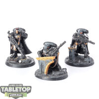 Black Templars - 3x Eliminators - bemalt