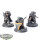 Black Templars - 3x Eliminators - bemalt
