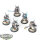 Grey Knights - 5x Grey Knights Interceptor Squad - bemalt