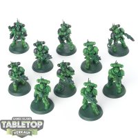 Salamanders - 10 x Primaris Infiltrators - teilweise bemalt