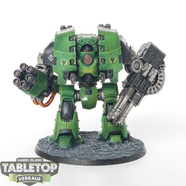 Horus Heresy - Salamanders Legion Leviathan Siege Dreadnought klassisch - bemalt