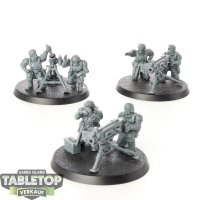 Astra Militarum - 3 x Heavy Weapons Squad - unbemalt