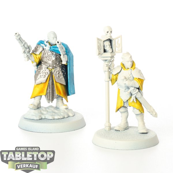 Cities of Sigmar - Freeguild Marshal and Relic Envoy - teilweise bemalt