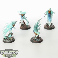 Nighthaunt - 4 x Myrmourn Banshees - bemalt