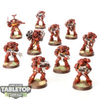 Blood Angels - 10 x Tactical Squad klassisch - bemalt