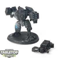 Tau Empire - XV88 Broadside Battlesuit - teilweise bemalt