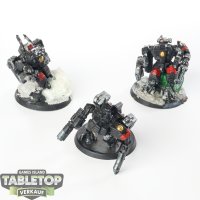 Tau Empire - 3 x XV8 Crisis Battlesuit Team - teilweise...