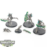 Necrons - 3 x Skorpekh Destroyers - bemalt