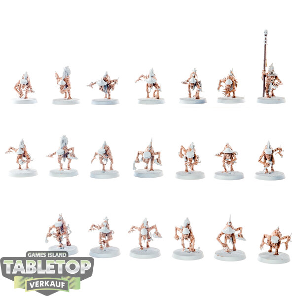 Flesh-eater Courts - 20 Crypt Ghouls - teilweise bemalt