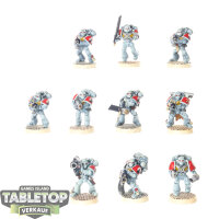 Space Wolves - 10 Tactical Squad - bemalt