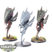 Tyraniden - 3 x Zoanthropes - teilweise bemalt