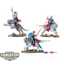 Stormcast Eternals - 3 x Evocators on Dracolines - bemalt