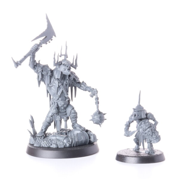 Orruk Warclans - Killaboss with Stab-grot - unbemalt