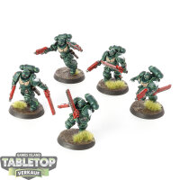 Dark Angels - 5 Assault Intercessors - bemalt