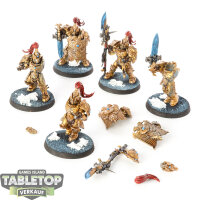 Adeptus Custodes - 5 Custodian Guard - bemalt