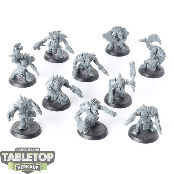 Orks - 10 x Ork Beast Snagga Boyz - unbemalt