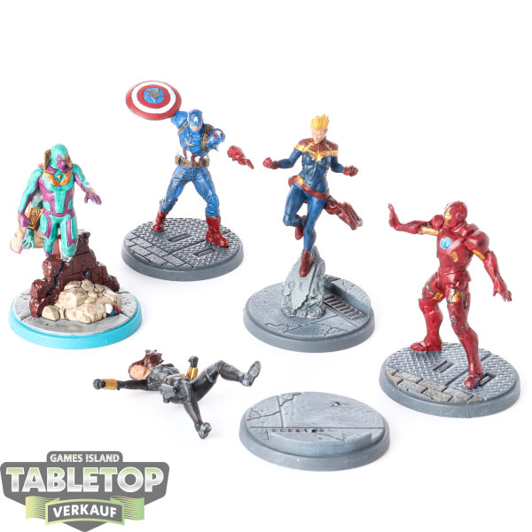 Marvel: Crisis Protocol - Avengers Affiliation Pack - bemalt