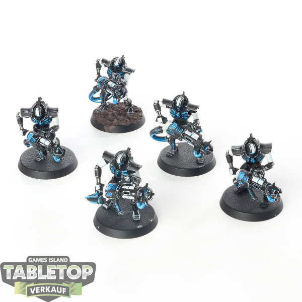 Necrons - 5 Immortals - bemalt