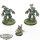 Adeptus Mechanicus - 2 Kastelan Robots & Datasmith - bemalt