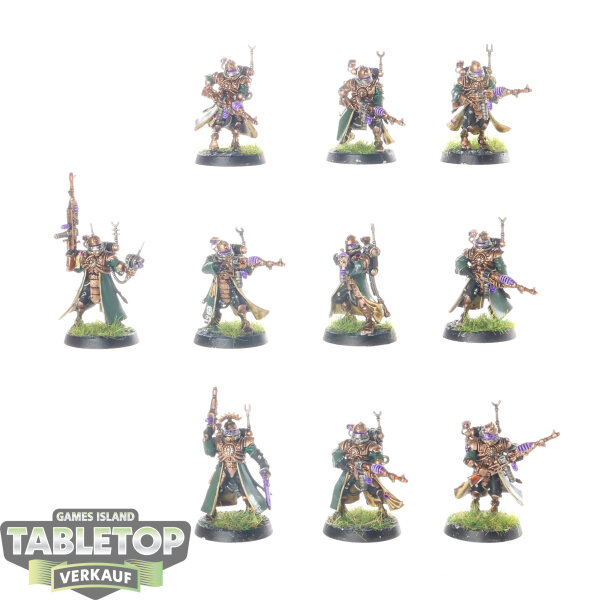 Adeptus Mechanicus - 10 Skitarii Vanguard - bemalt