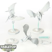 Seraphon - 3 x Terradon Riders - grundiert