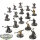 HdR Figuren - Gut - 17 x Dwarf Warriors - teilweise bemalt
