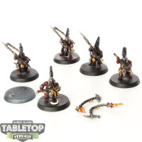 Fyreslayers - 5 x Hearthguard Berzerkers - teilweise bemalt