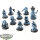 Space Marines - 10x Grey Hunters - teilweise bemalt