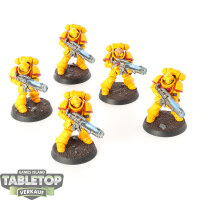 Space Marines - 5x Primaris Hellblasters - bemalt