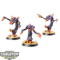 Disciples of Tzeentch - 3x Flamers of Tzeentch - bemalt