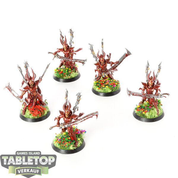 Drukhari - 5x Incubi - bemalt