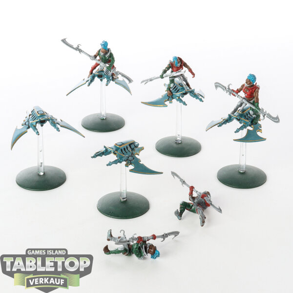 Drukhari - 5x Hellions - bemalt